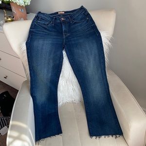 MOTHER insider crop step jeans size 27!
